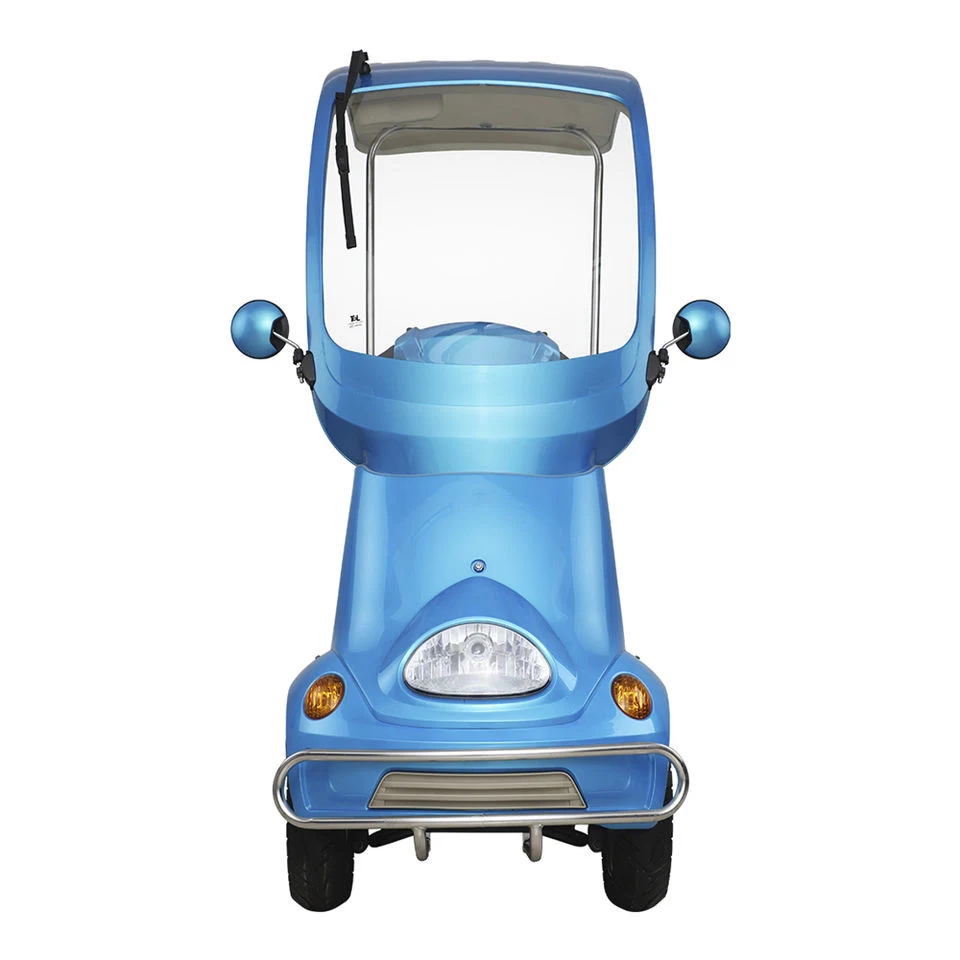 Rain Proof and Sun Protection Beetle Electric Scooter with Ceiling Elderly Fat Persons Daily Commute Electric Four Wheel Scooter