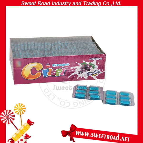 Sweet Road Wholesale/Supplier Halal Crispy Mix Fruit Flavor Mint Chewing Gum 6PCS