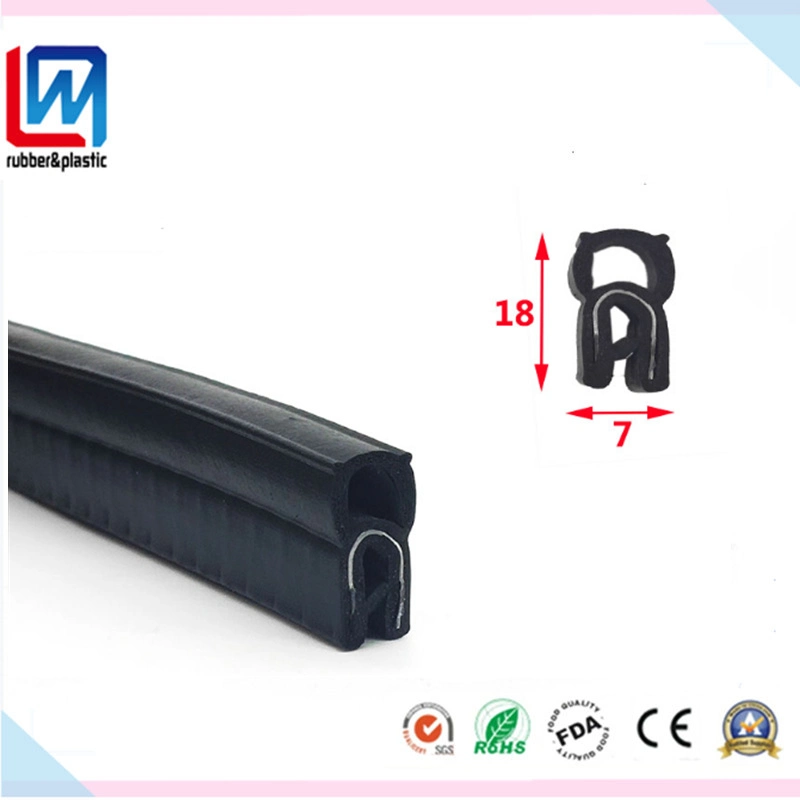 Black EPDM Rubber Extrusion/Profile for Automobile, Ovan