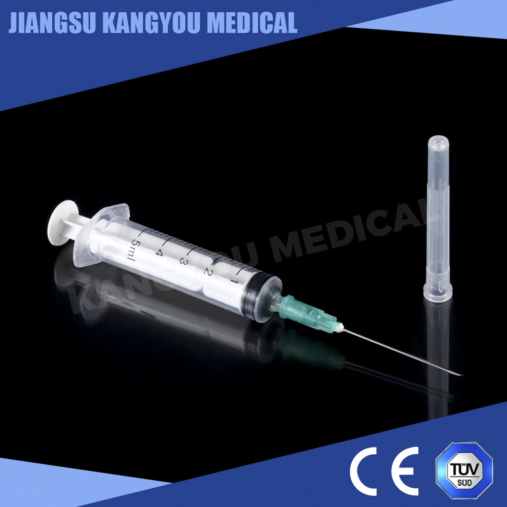 3 plástico parte seringa de insulina agulha com materiais de excelente