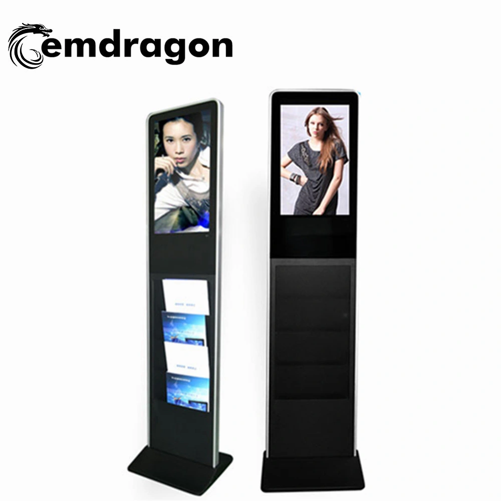 32 Inch Advertising Display Brochure Holder Self Sercice Advertising Display LCD Screen Car DVD Player Magic Mirror Advertising LCD Digital Signage