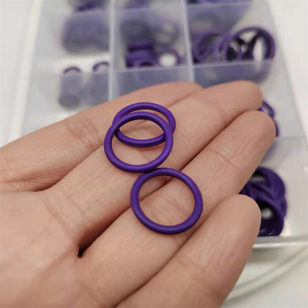 Purple Color O Type Sealing NBR 90 Mechanical Repair O Ring Kit