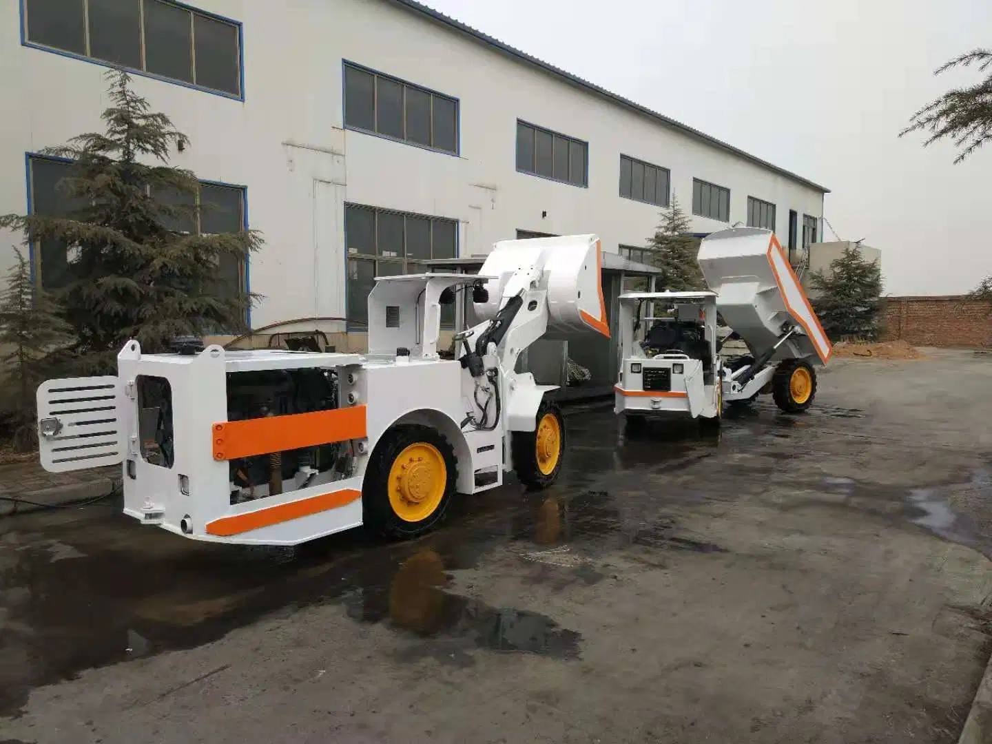 L'exploitation minière de camion à benne Diesel TT208 avec ce matériel minier souterrain robuste chariot bas profil