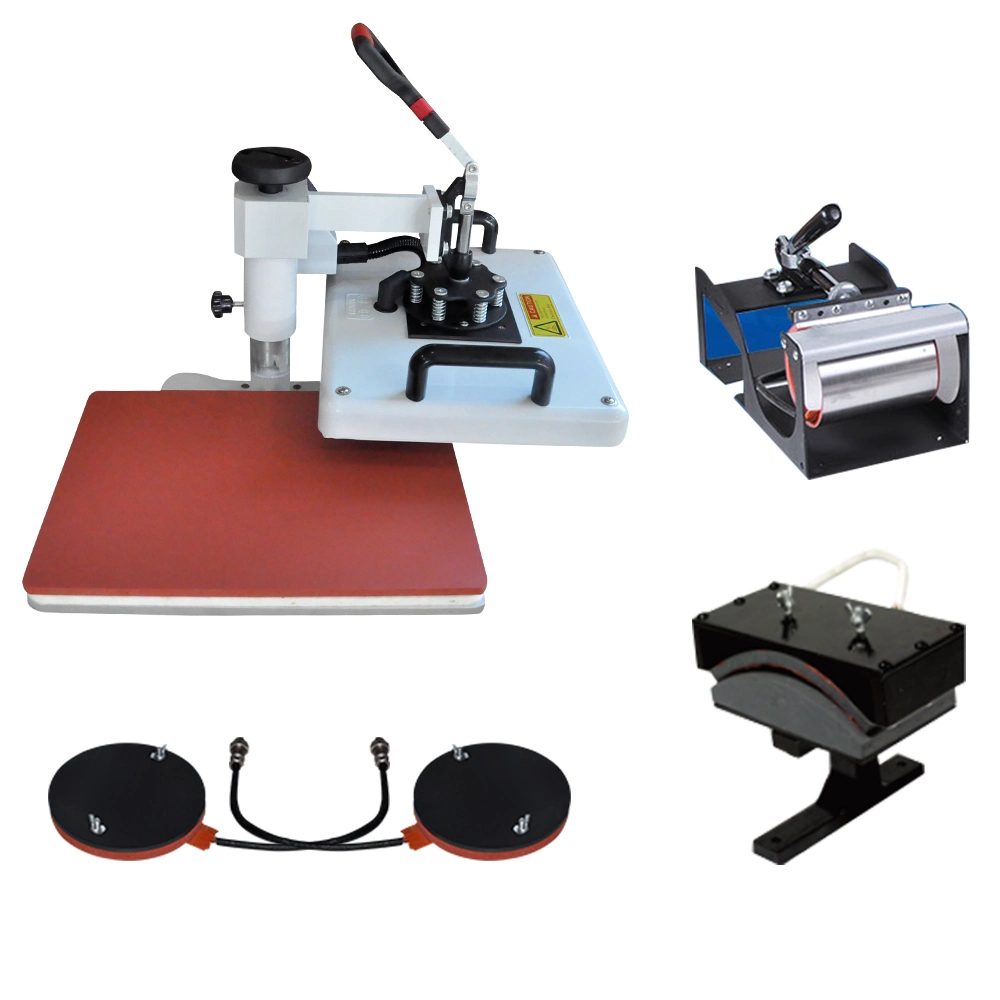 5 in 1 Sublimation Mug T-Shirt Heat Press Transfer Printing Machine for Sales