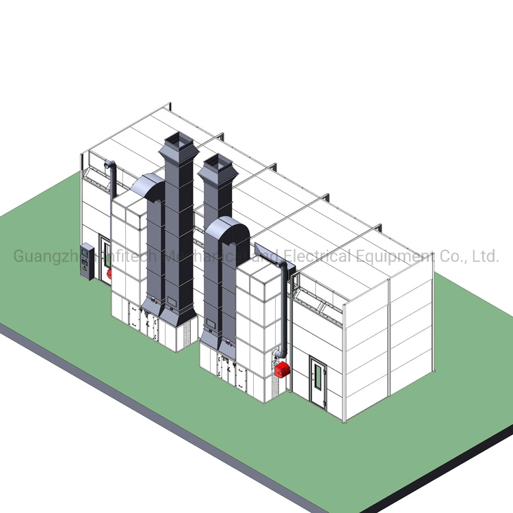 Downdraft CE Standard Spraying and Drying Room for Bus