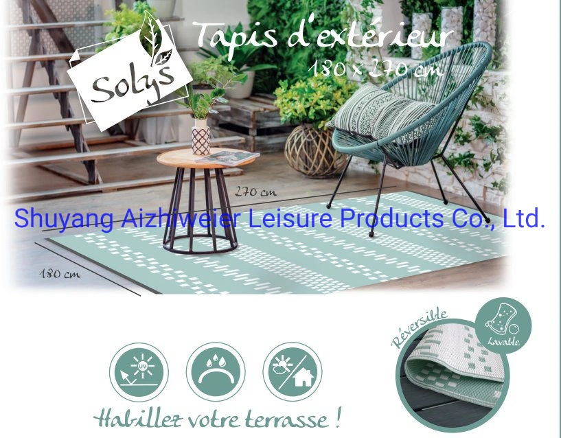 Plastic Patio Woven Mat