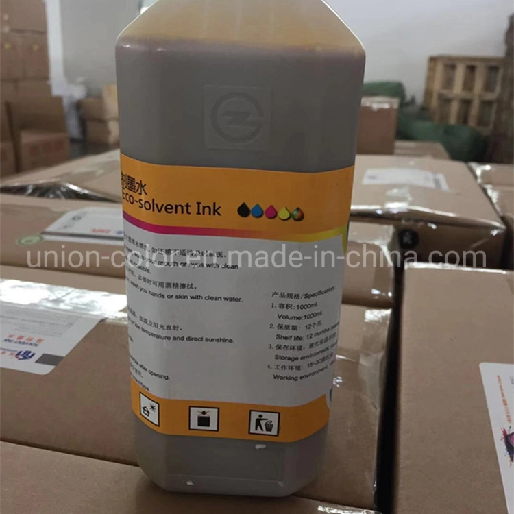 Original Gongzheng Eco Solvent Ink for Thunderjet Printer Dx5 Head Vinyl Flex Sticker PVC Pet Printing Ink Pigment Ink Made in Original Factory