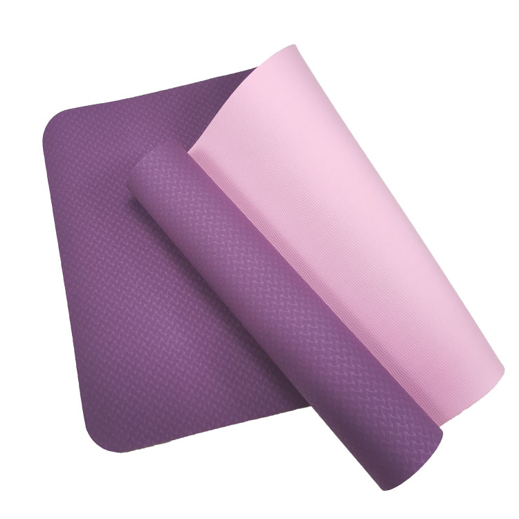 Wholesale/Supplier High Density Anti Slip Ecofriendly Washable Pilates Hata Yoga Mat Customizable Standard Yoga TPE Mat Size