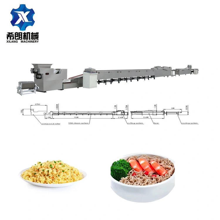 Instant Noodle Frying Machine Automatic Full Fried Instant Noodles Production Line