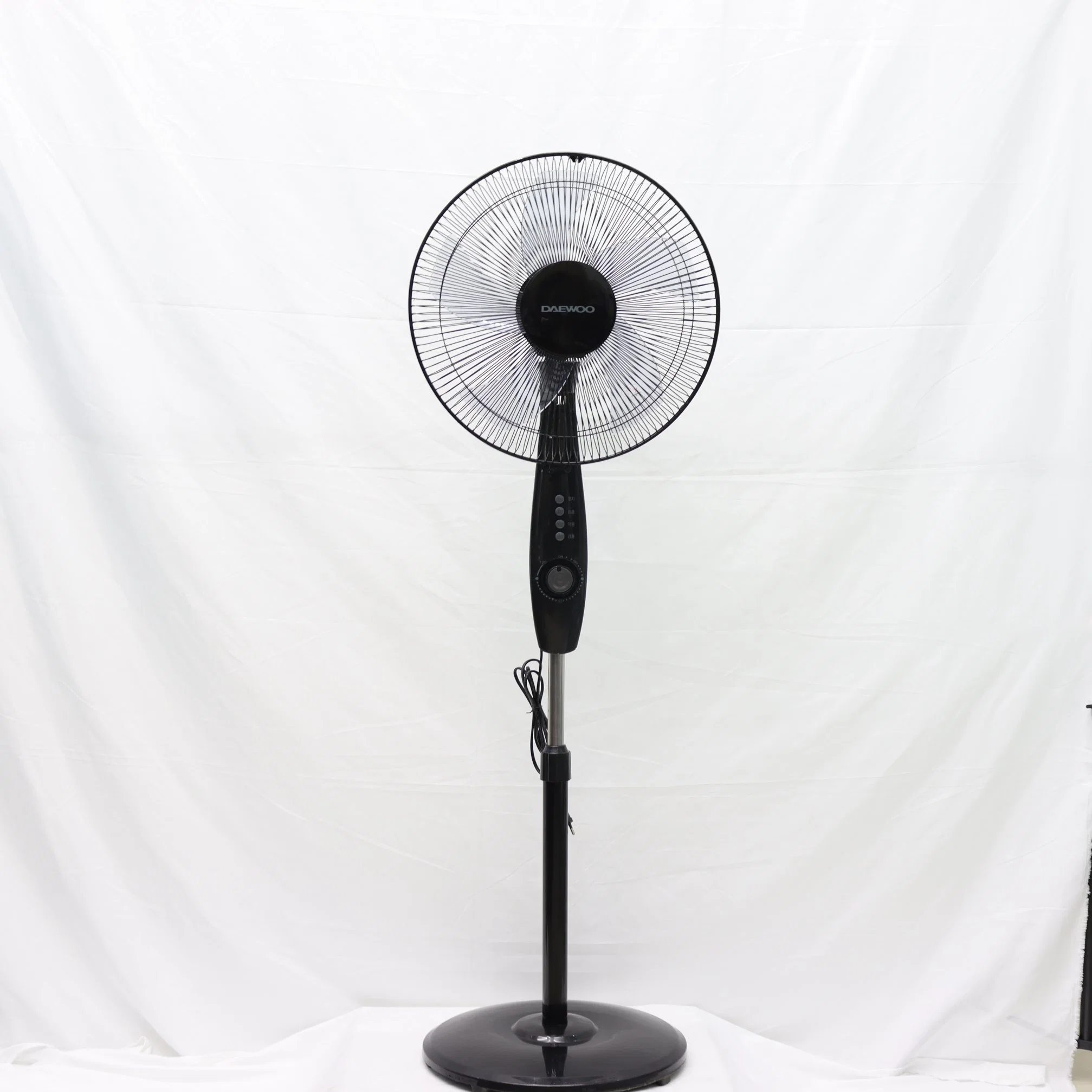 Full Black Color Stand Circulation Electric Fan