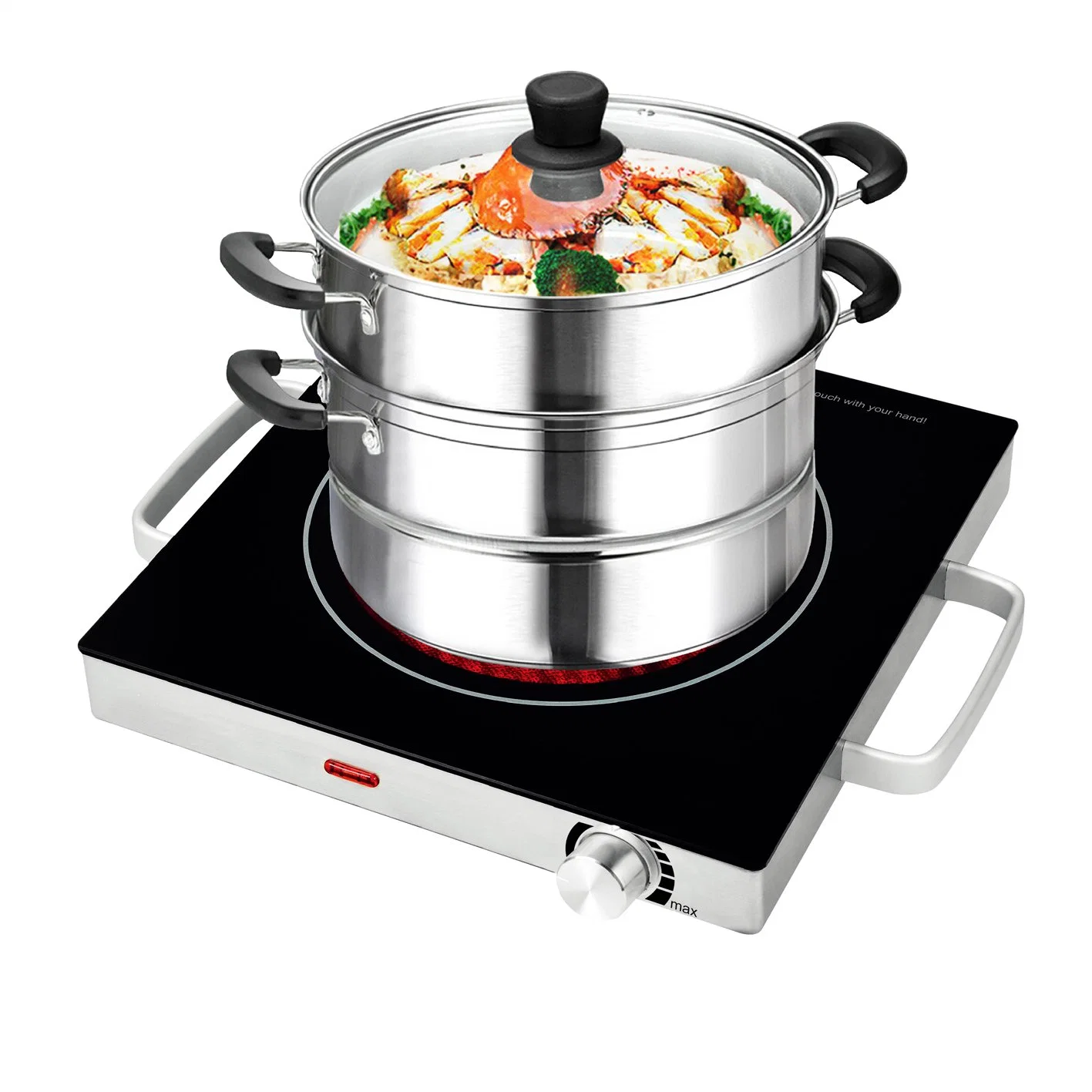 Stainless Steel Infrared Ceramic Cooker Electric 2000W Infrared Cooker for Home