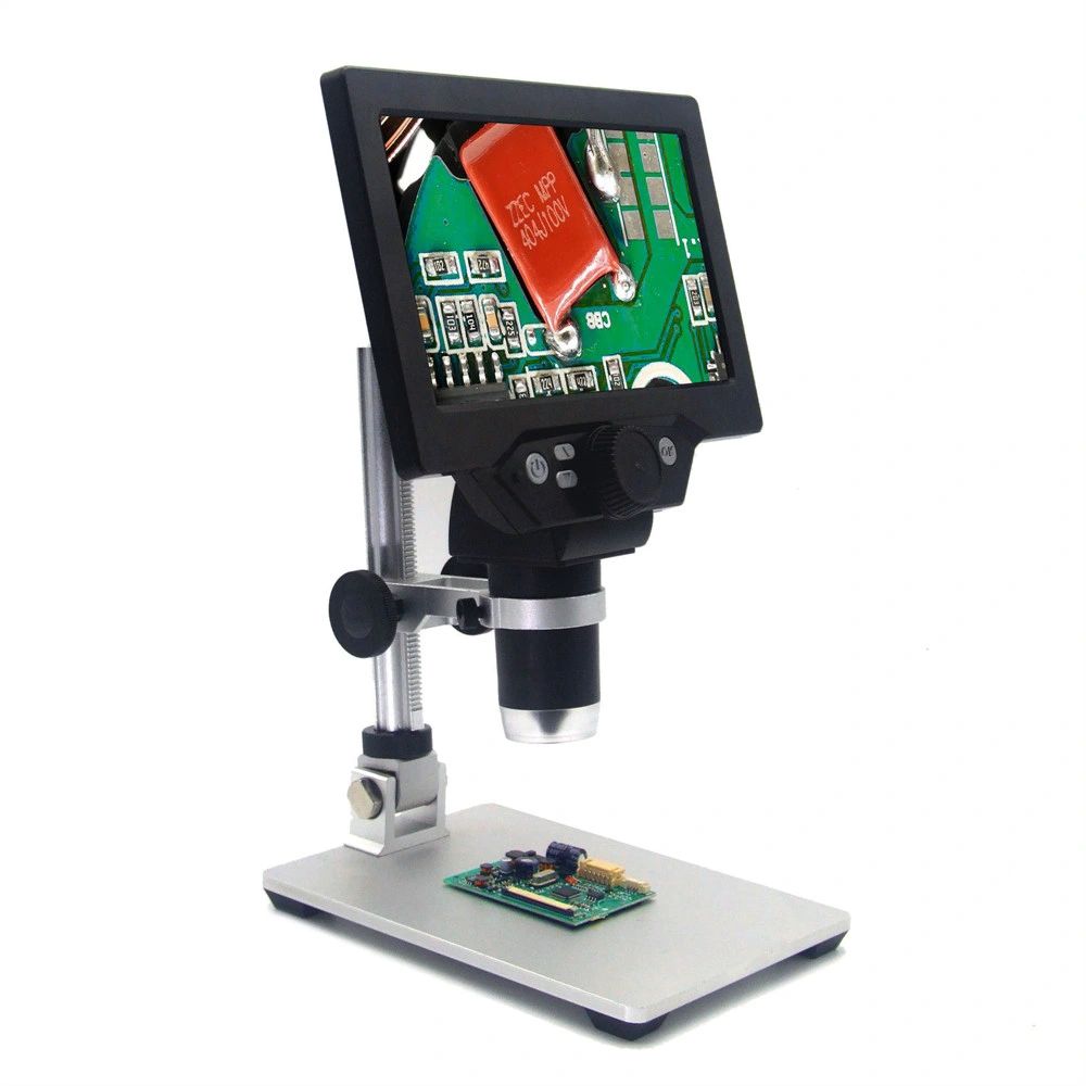 1200X Zoom 7 Inch HD Digital Display Electronic Microscope for Mobile Phone Motherboard Repair (avp028G1200)