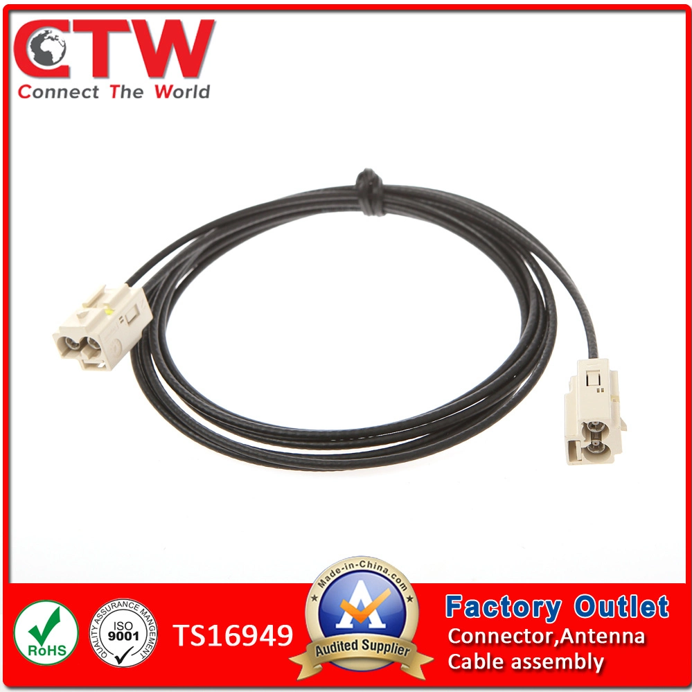 Auto Double Fakra Auto Car Industry Wiring Harness/Wire Harness Connector