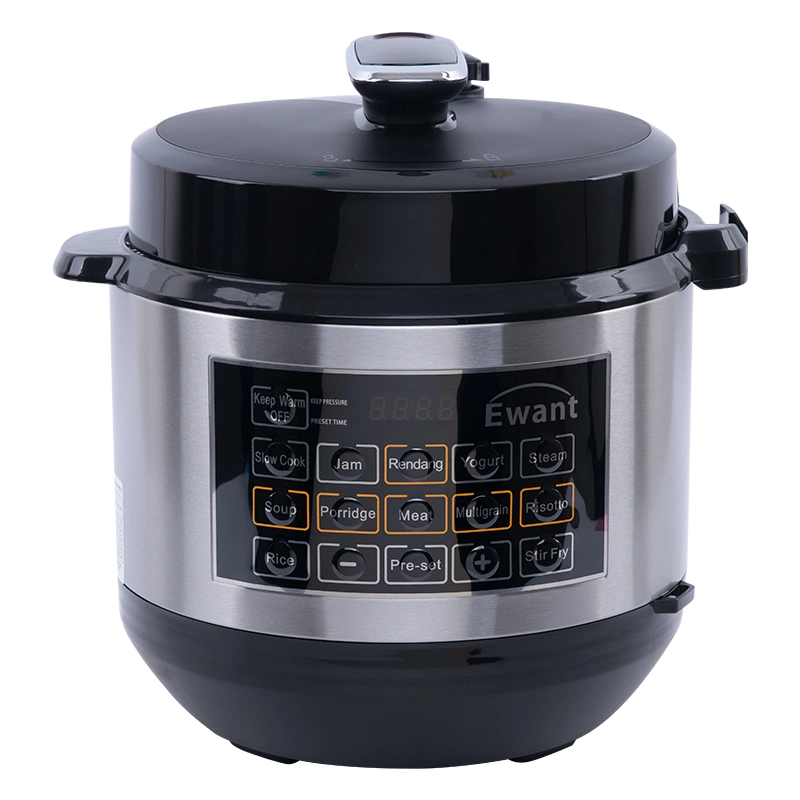 6L acier inoxydable Multipurpose ménage cuisinière électrique de pression automatique programmable