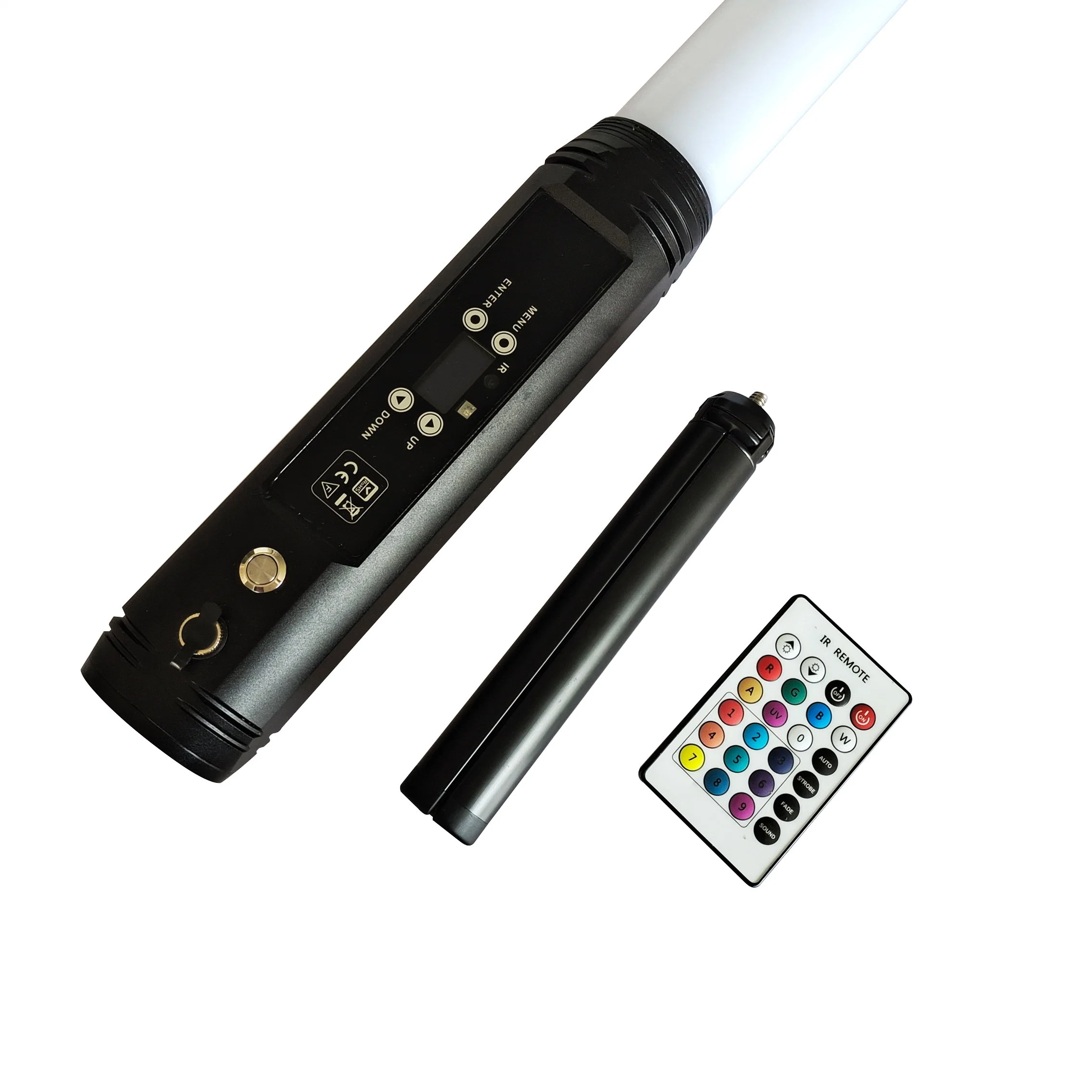 360 Degree RGBWA DMX Wireless LED Battery Pixel Light RGB Tube Light