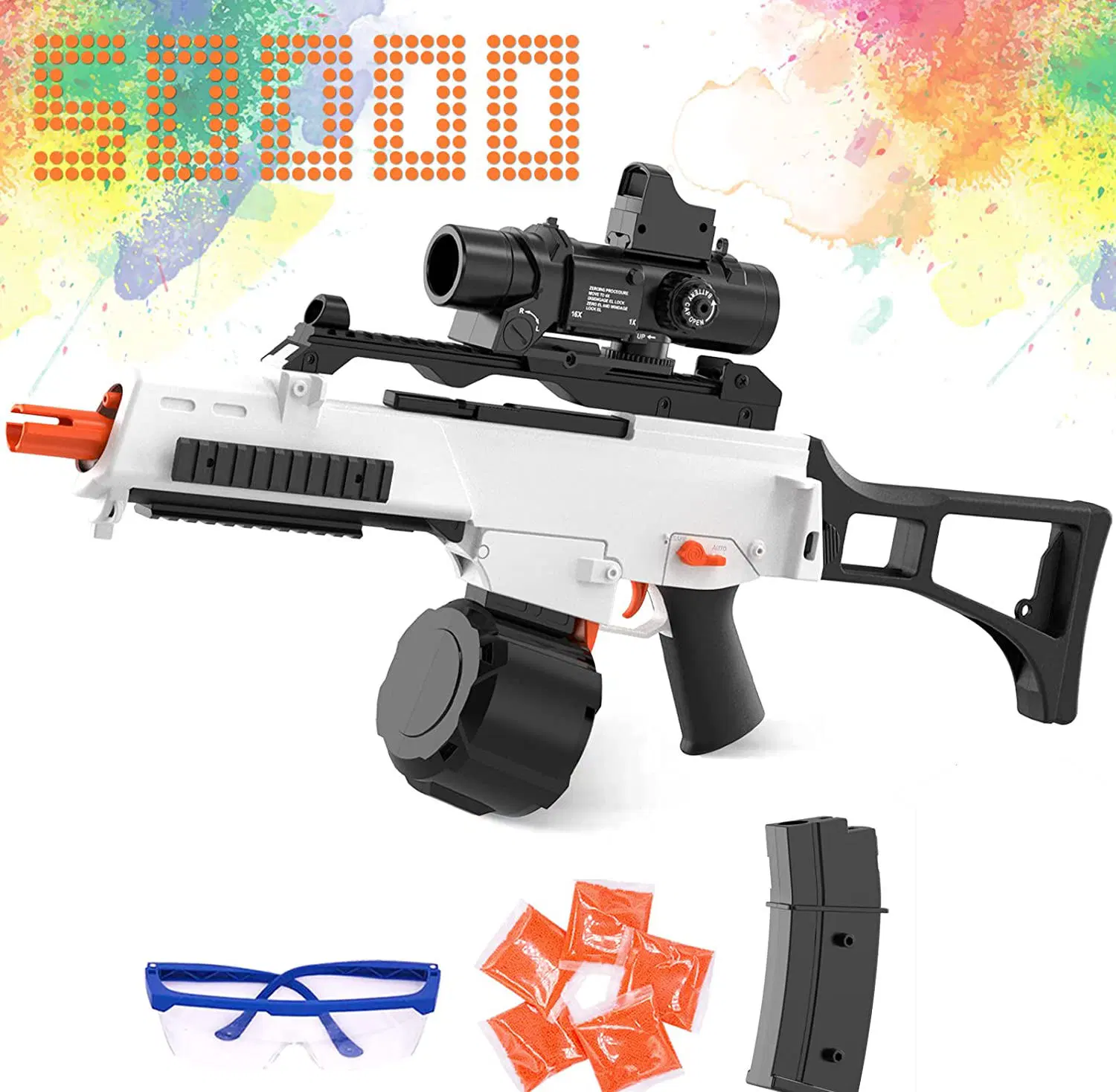 Hot Selling Electric Water Gel Blaster Gun Automatic Water Gun Blaster Outdoor Backyard Shooting Toy