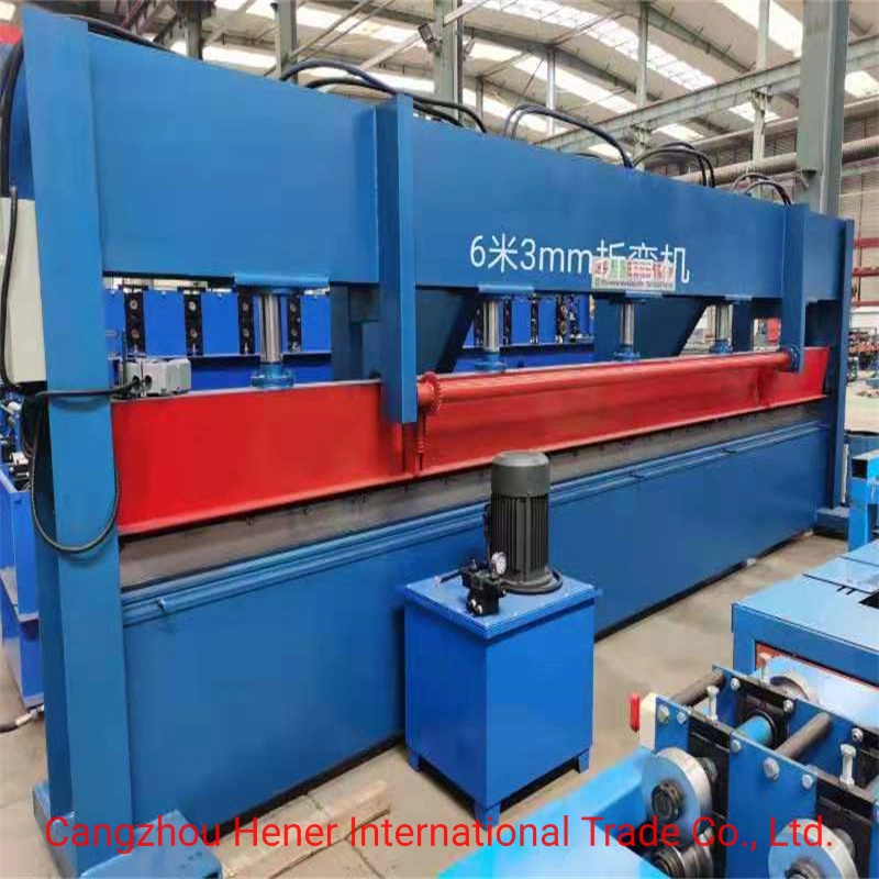 China Manufacture Hydraulic Roof Sheet Bending Machine Bending Machine 4m 6m