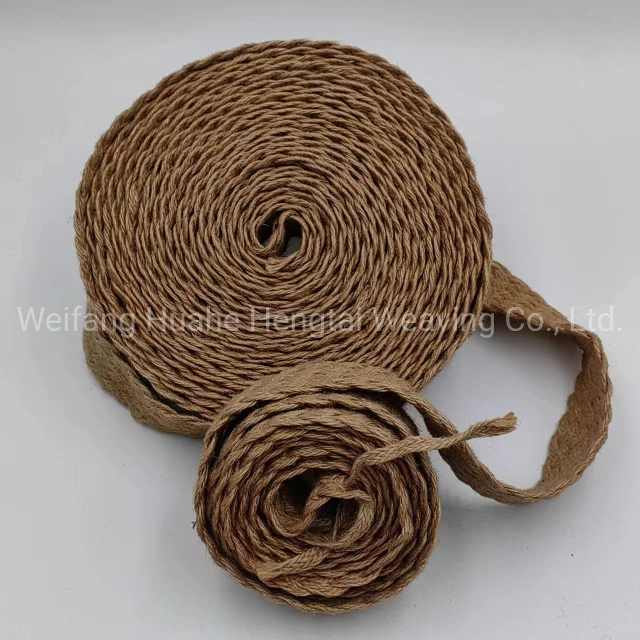 Ruban de bijoux fait main en jute tissée DIY