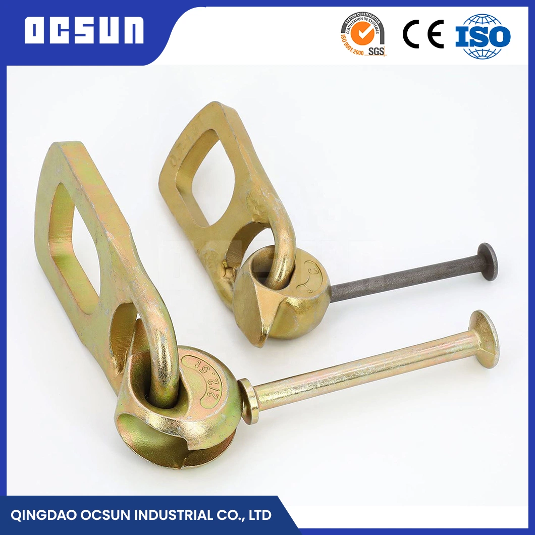 Ocsun Hole Anchor Foot Anchor Customized Spread Flat Socket Anchor /Lifting Eye Anchor Construction Hardware Fastener Precast Concrete China Lifting Anchors