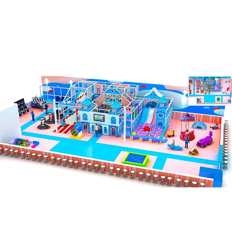 Custom Kids Indoor Playground Amusement Park trampolim Soft Play