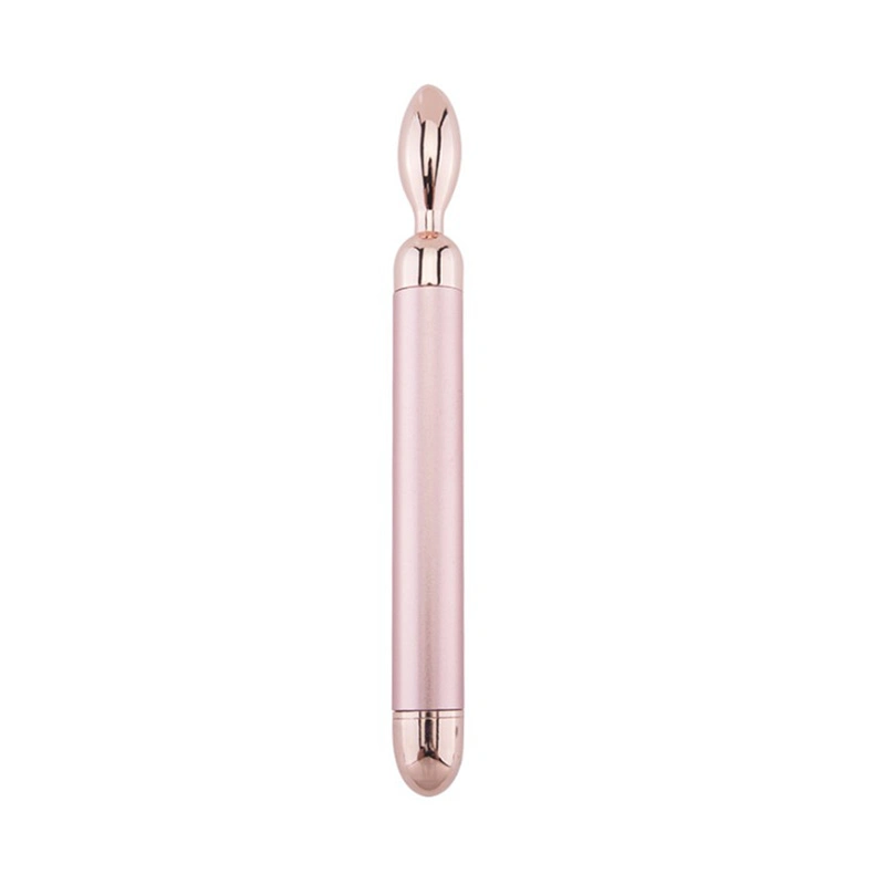 Rostro Fino vibrador de masaje facial la forma de T de la barra de belleza facial de pulso de Oro 24K Oro 24K con forma de T cara Slimming Beauty Bar