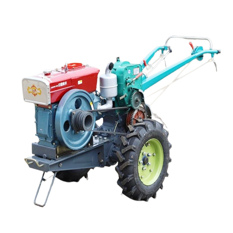 Walking Tractor Diesel Power Tiller with Plow High quality/High cost performance  Walking Tractor 8-20HP for Farm Garden