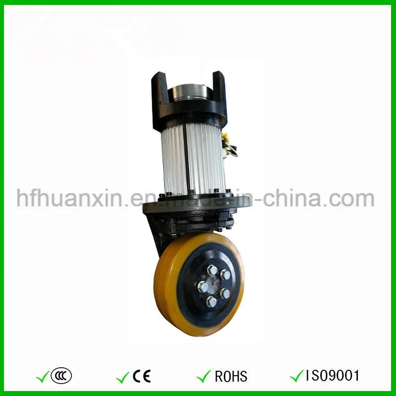 Drive Assembly with PU Tires for Forklift Industry 230mm 16n. M Driving Unit Assembly 1.5kw AC Motor 3200r/Min for Lifting Machine Electric Pallet Truck Wheel