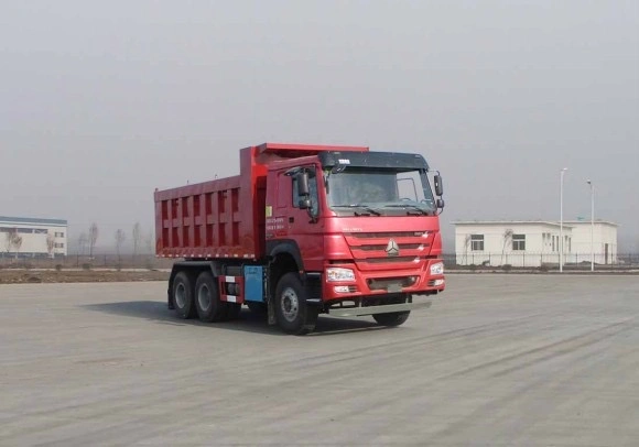 Camião basculante Sinotruk LHD/RHD 12 rodas HOWO 25t descarga Camião basculante pesado camião de descarga usado