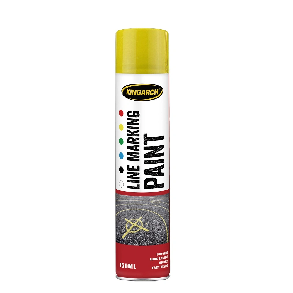 Kingarch 750ml Permanent Road Marking Paint Aerosol Spray Line Marker