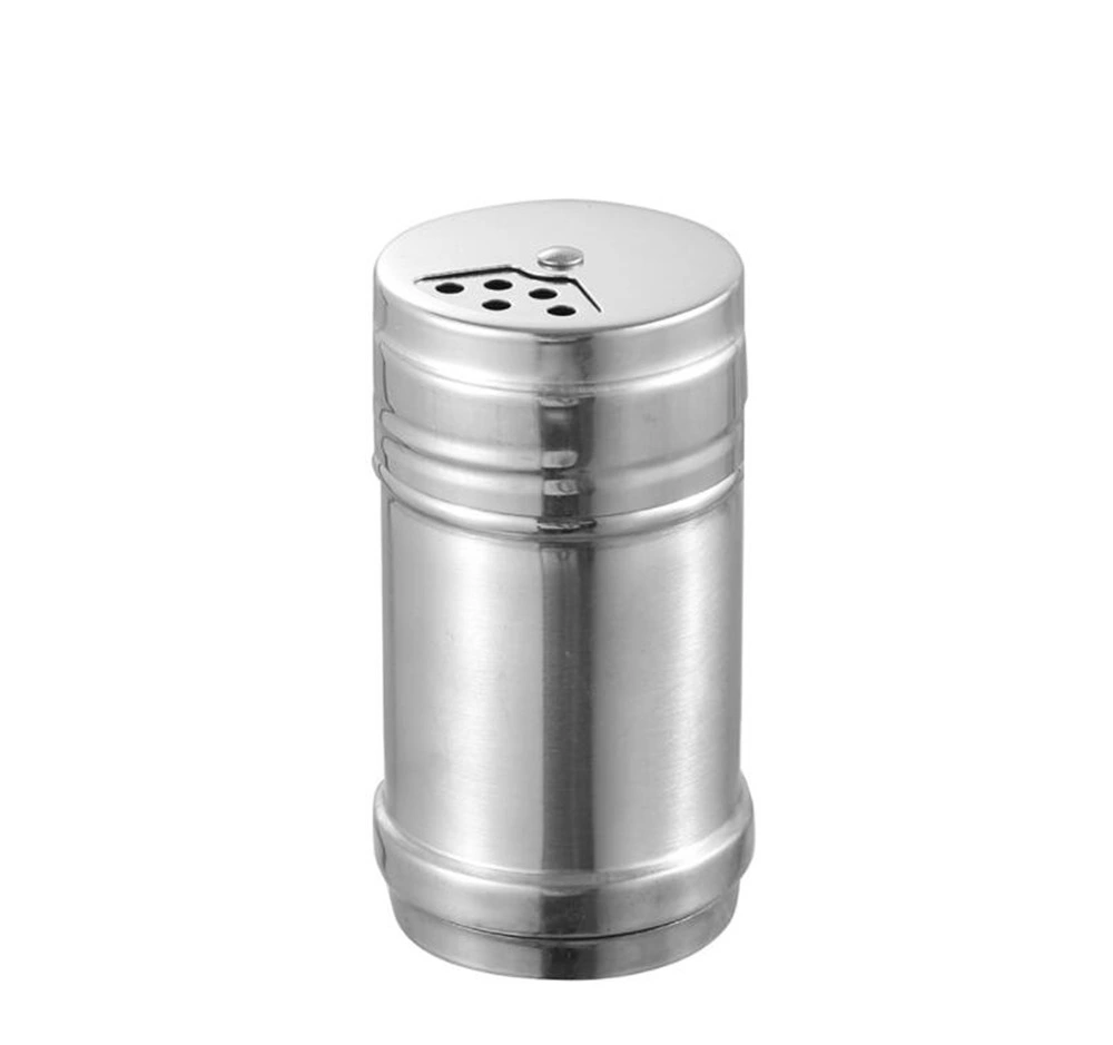 Stainless Steel Salt Pepper Shaker Spice Container Salt Shaker