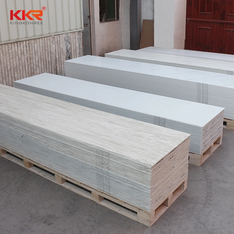 Wholesale Slab Decorative Solid Surface Resin Stone Marble Bench Slab