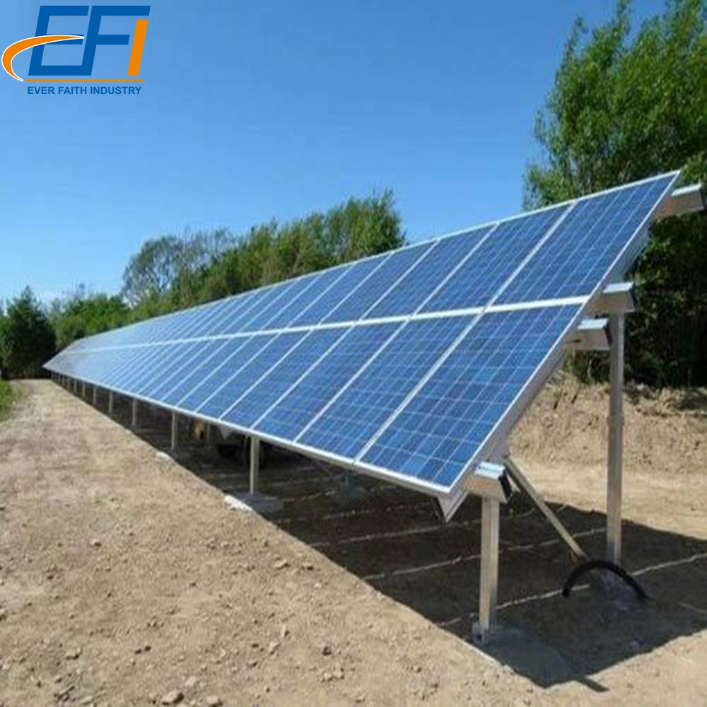 Solar de un polo de montaje en suelo agrícola de la fundación del Sistema Solar Tierra de los Kits de montaje