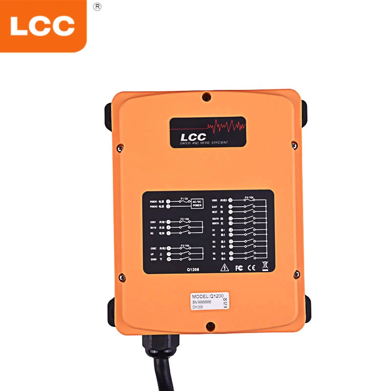 Q1200 AC220V 380V 460V Wireless Crane Radio Remote Control Single Speed Controller