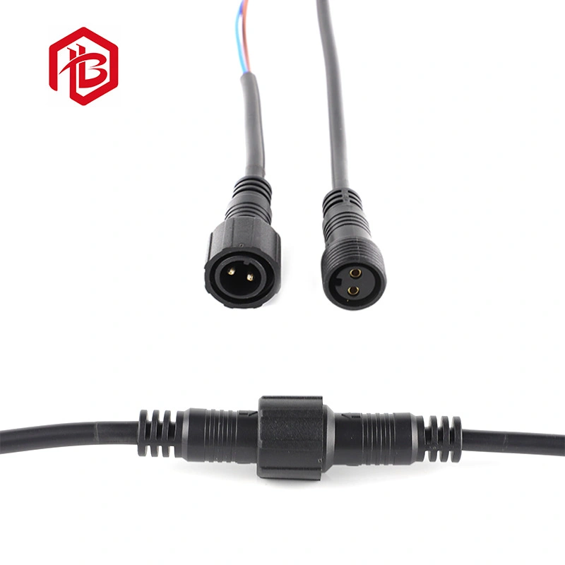 La máxima calidad con la M18 2Way 3Lámpara LED de forma macho y hembra del conector de cable conector impermeable