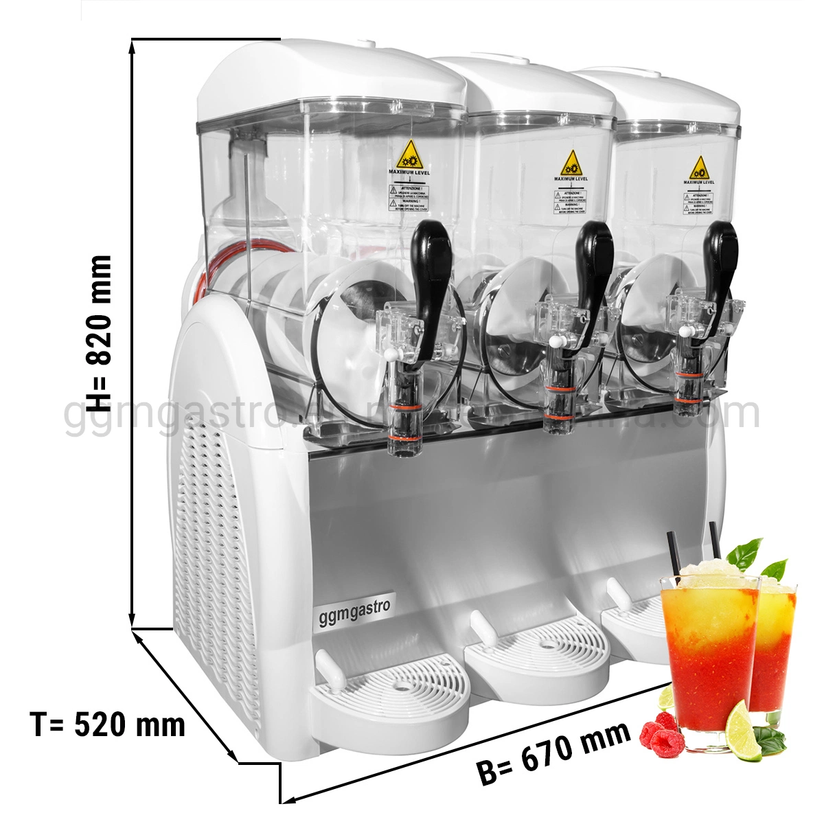 Prix commercial bon marché Granita Ice Frozen Drink machine