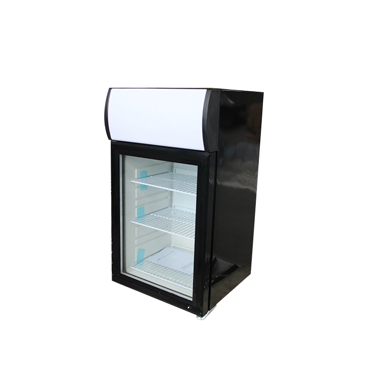 Table Top Mini Bar Glass Door Display Beverage Cooler Sc-42L