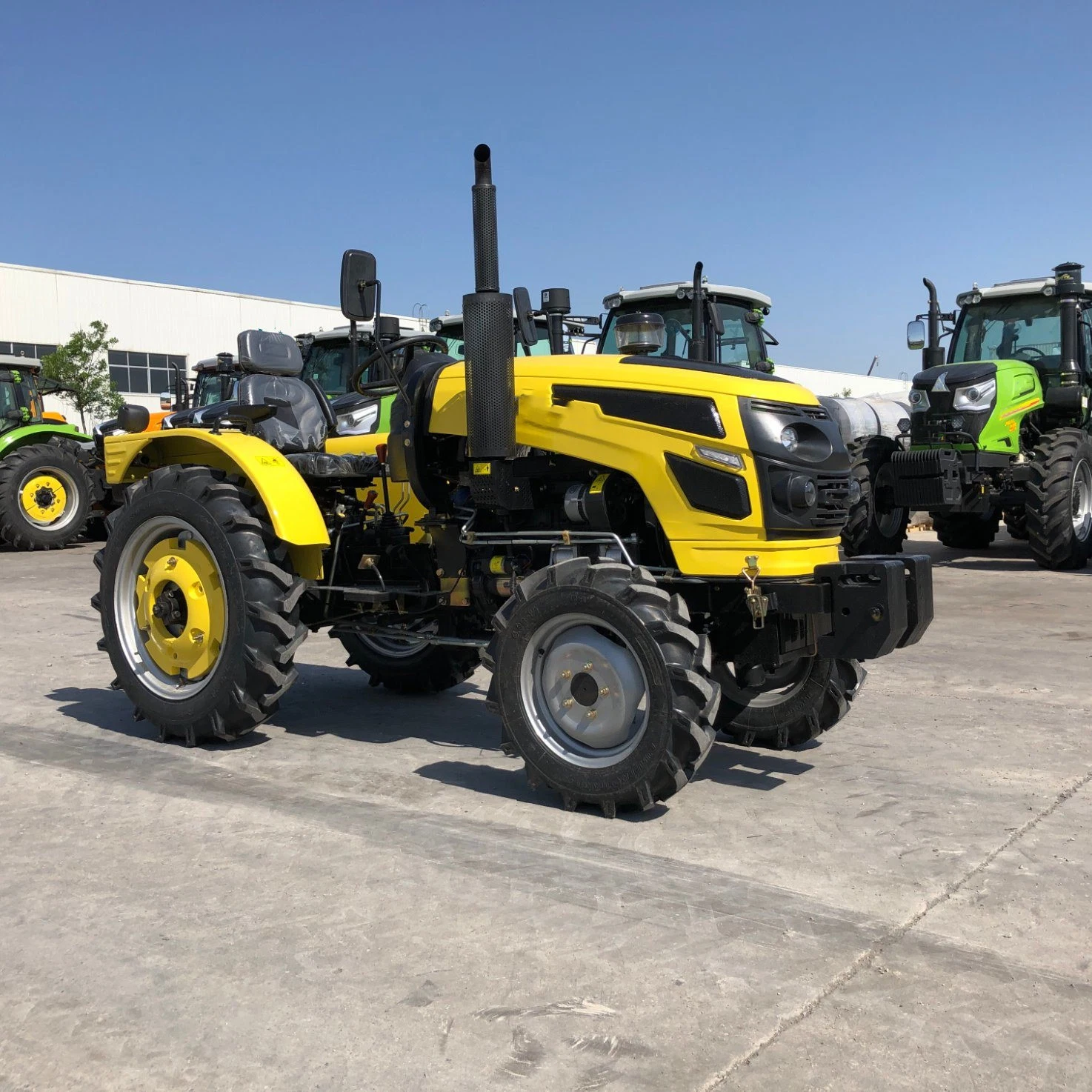 Chinesische Fabrik Haiqin Te Serie 40HP 4WD Landwirtschaftlichen CamAct Mini Bauernhof Garten Rasen Traktor zum Verkauf