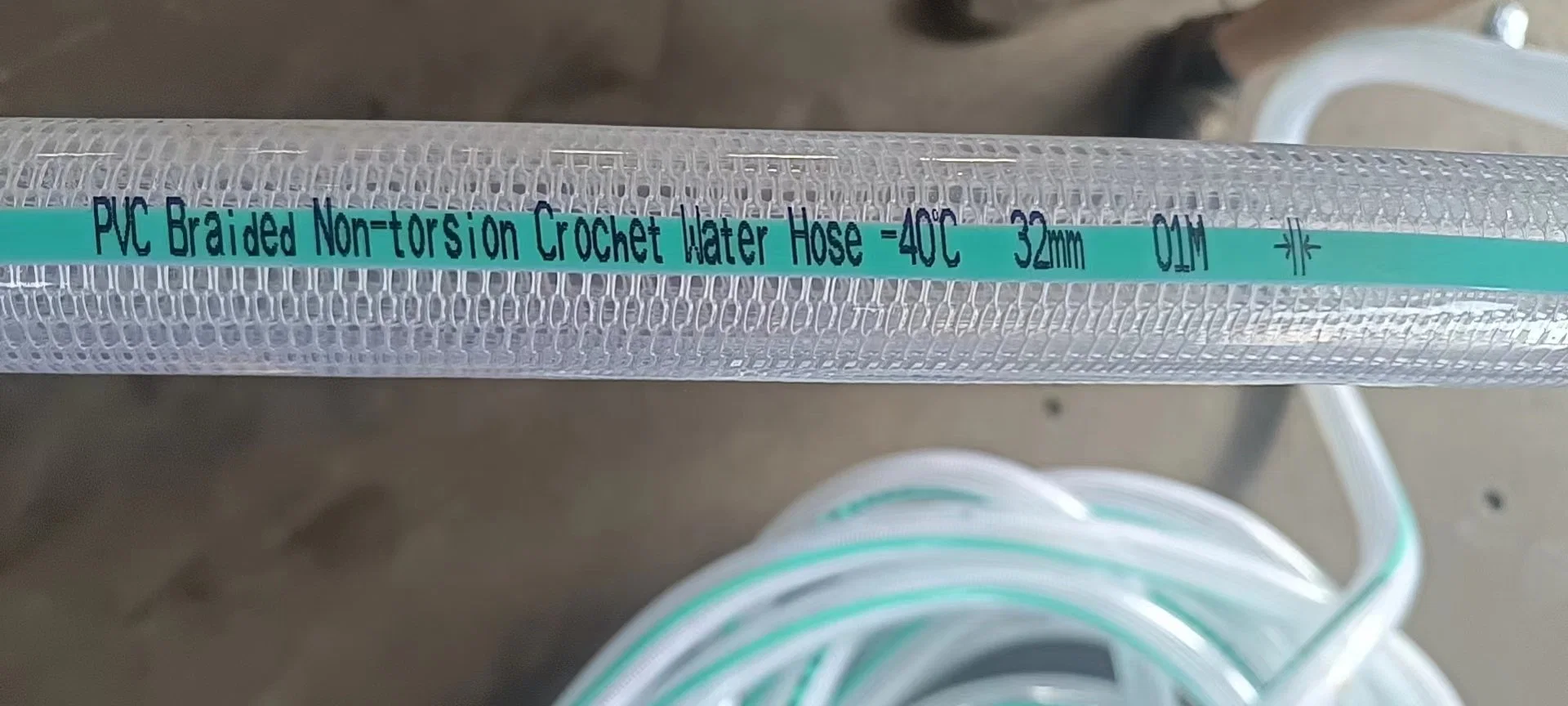 High quality/High cost performance  Plastic PVC Textile Braided Non-Torsion Crochet Garden Water Pipe for Irrigation