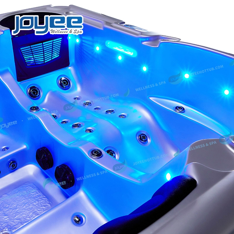 Joyee 2 3 Persons Couple Outdoor Bath Whirlpool Garden Tub Hot SPA