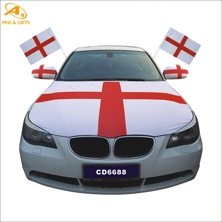 Custom Advertising Flying Beach Bladeteardrop Outdoor Printing Polyester Banner National Country Flag Car Fuel Tank Covers