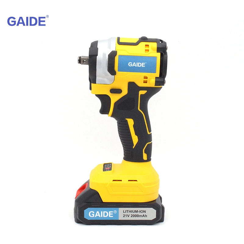 Factory New Handheld Anti-Slip Impact Cordless Wrench with 2.0ah 18V 21V