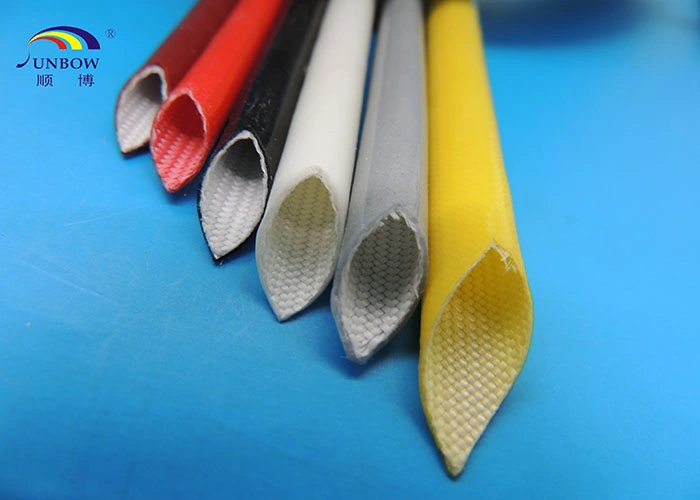 Sunbow 7.0kv Silicone Rubber Coated Fiberglass Sleeves