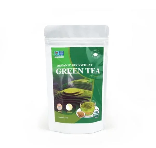 Weight Loss Organic Buckwheat Green Detox Tea for Promoting Healthy Digestion & Antioxidant Especially for Diabetic People
