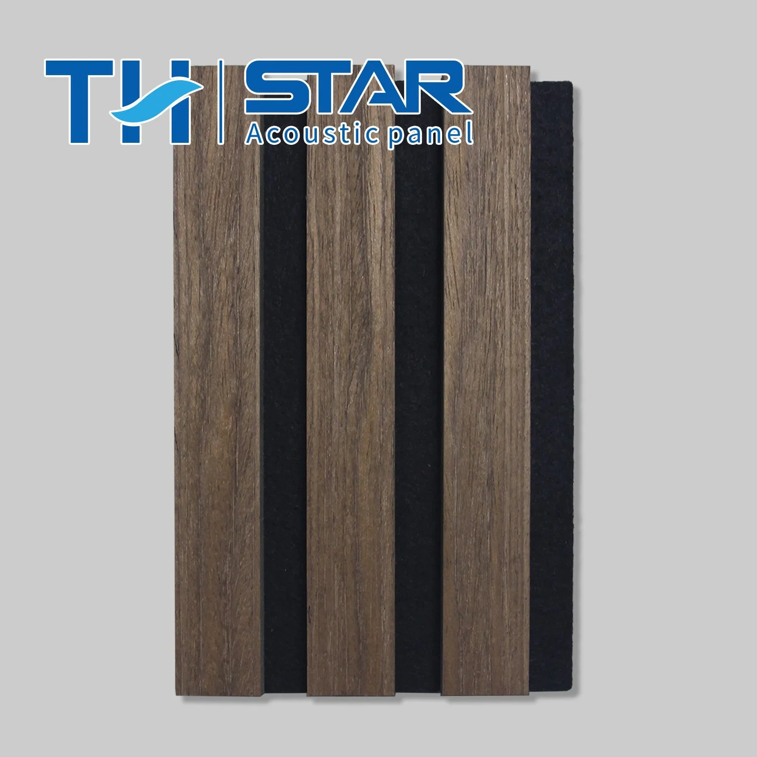 Soundproof Decor Polyester Wood Veneer Composition 3D Slats Ceiling Wooden Pet Acoustic Panels