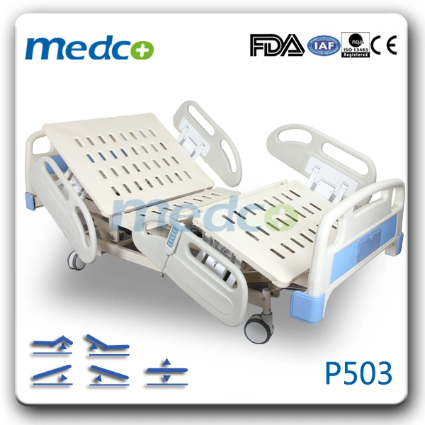 Hospital Furniture Sickroom Multi Position Functions Electrical Electric Bed for Patient