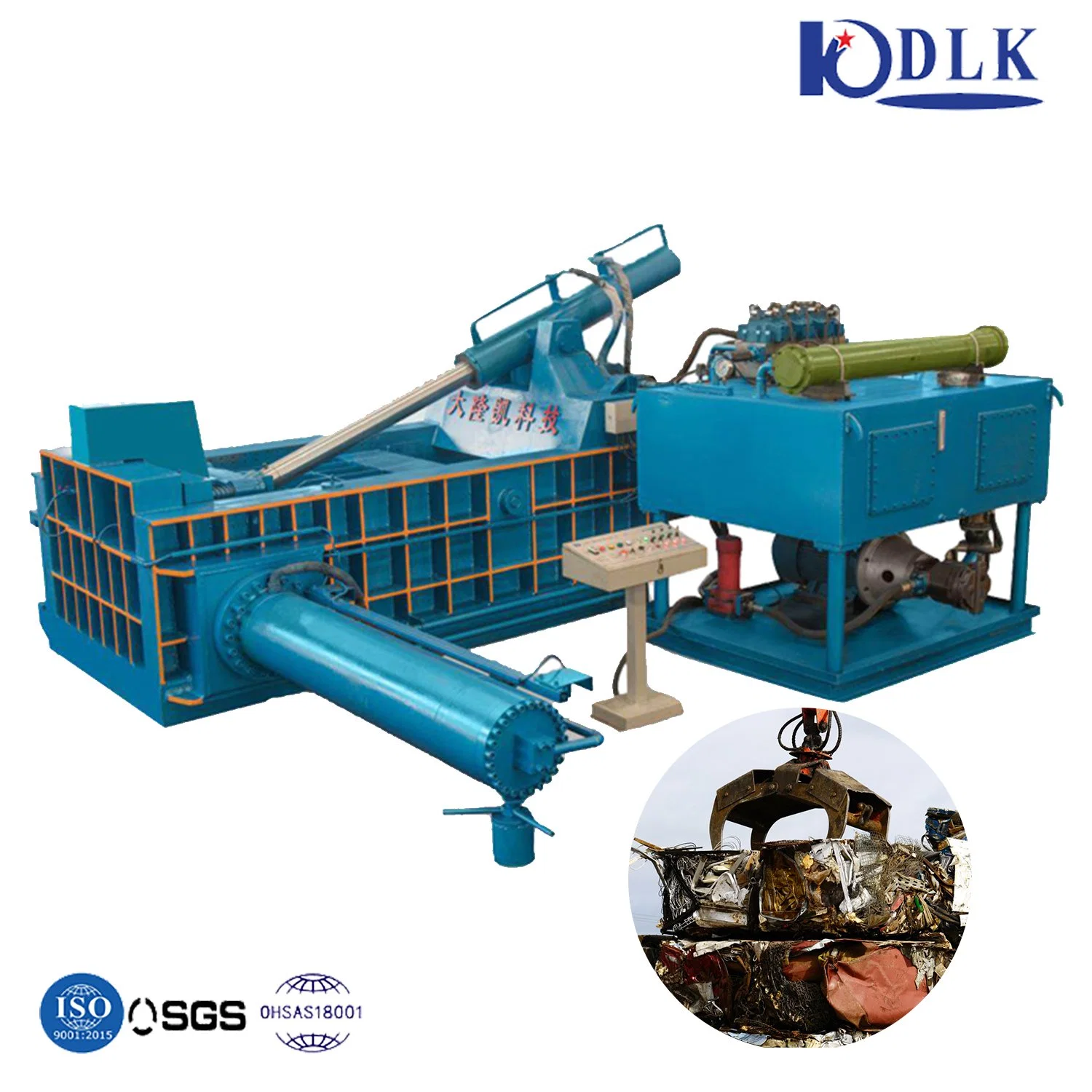 Y81f-160 Iron Aluminum Copper Wire Recycling Equipment Pressing Bales