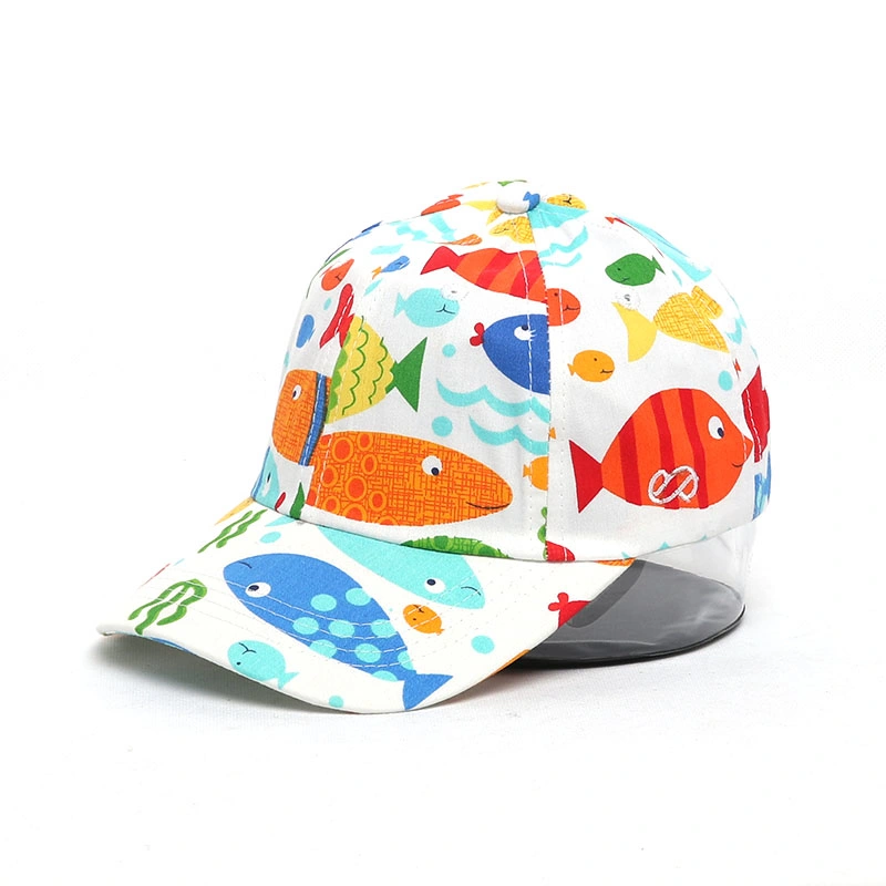 Crianças Multi-Fish favorita da fivela ajustável Kids Baseball Sport Caps