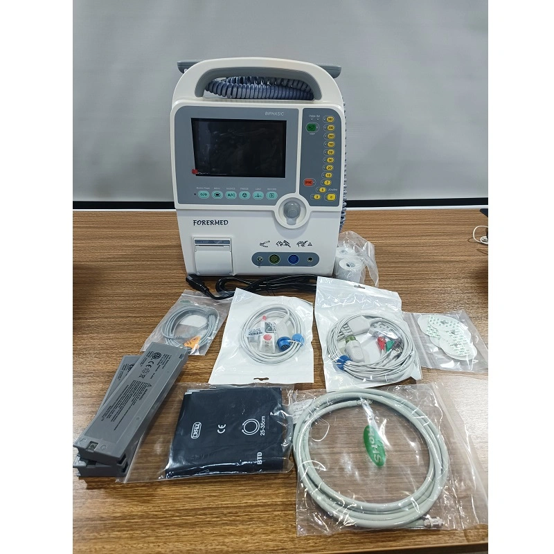 Uso hospitalario Yj-9000d Equipo médico Unidad de desfibrilador externo automatizado AED