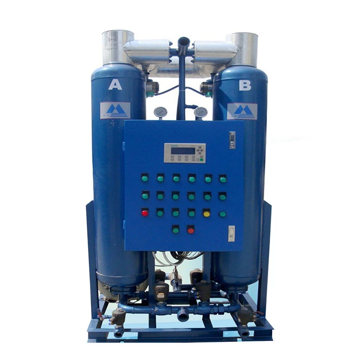 O calor do ventilador do secador de ar de dessecante com -20 -70 O Ponto de orvalho baixo preço de fábrica do Compressor de ar de purga