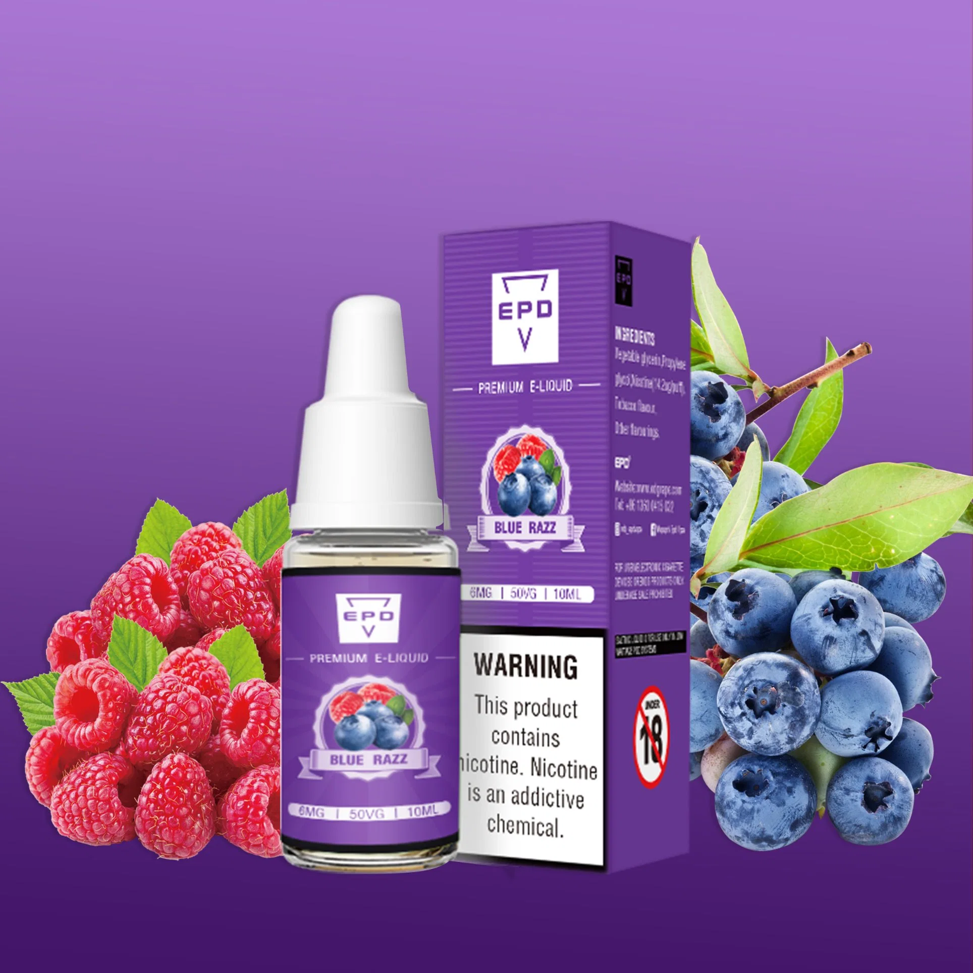 OEM/ODM E Liquid for EPD Disposable Vaporizer Cigarette Filter 10ml